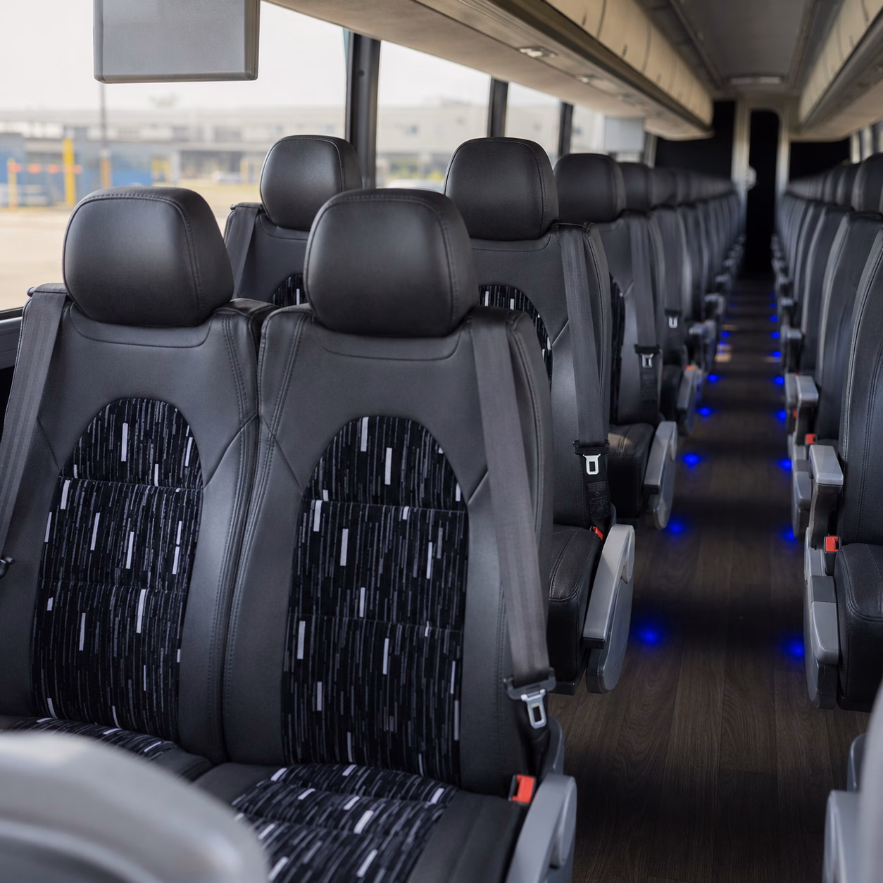 chattanooga charter bus rental interior