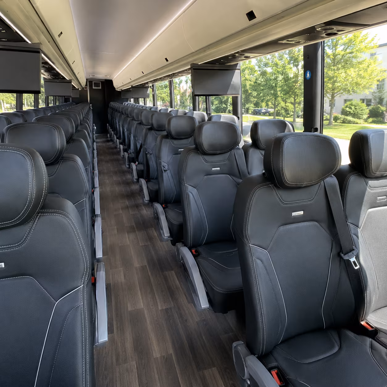 jackson charter bus rental inside