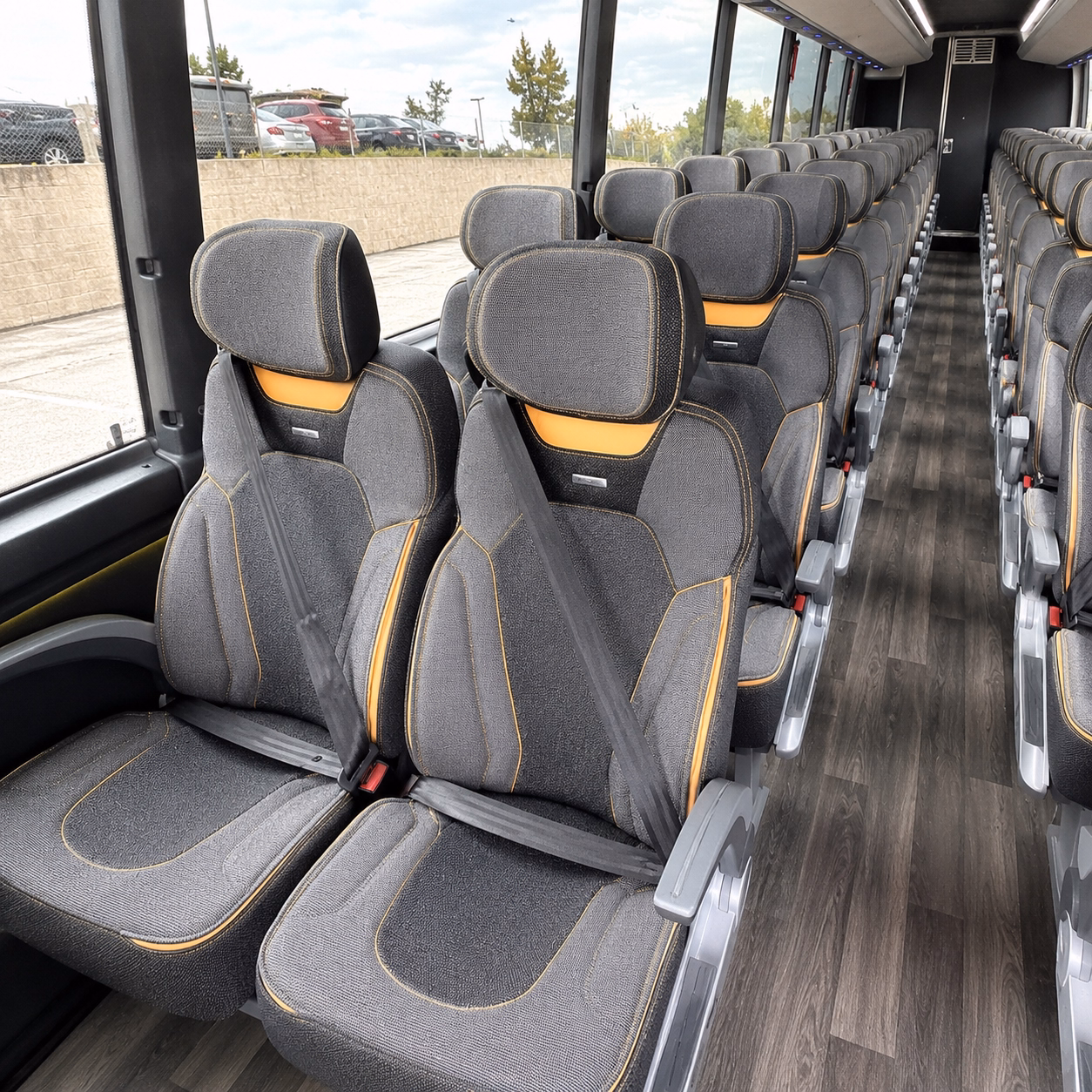 johnson city charter bus interior