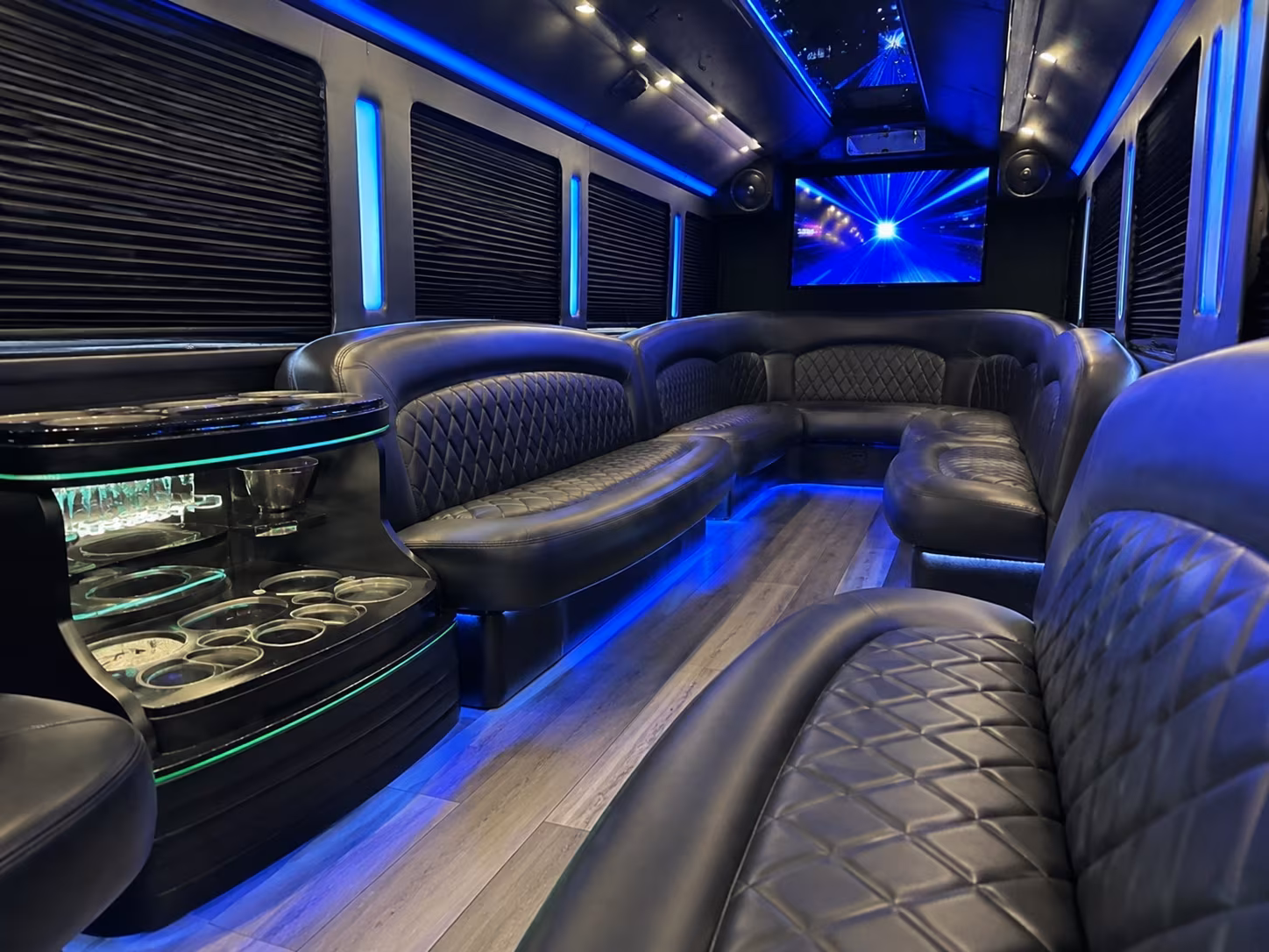 johnson city corporate event party bus rental