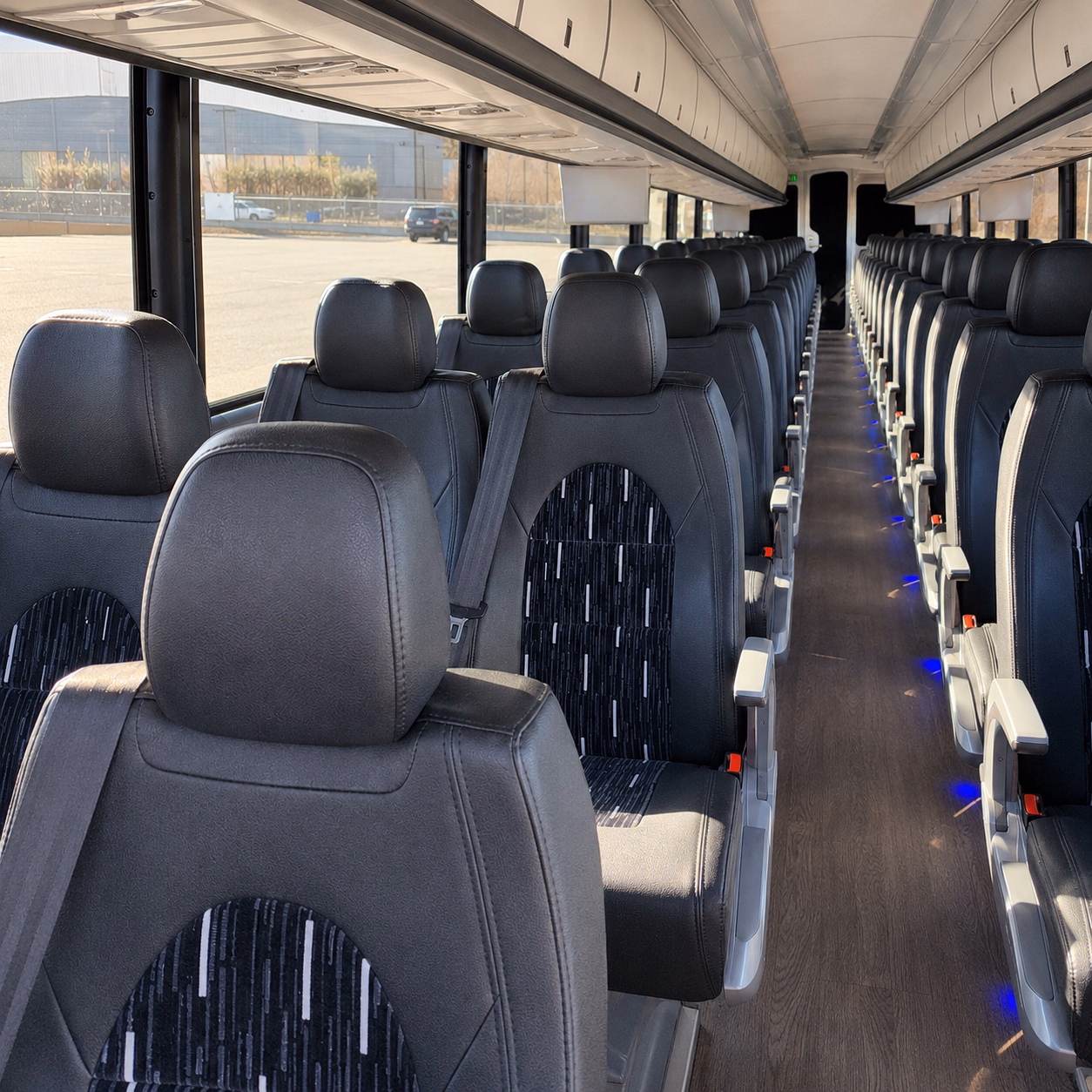 murfreesboro comfortable charter buses for government military personnel