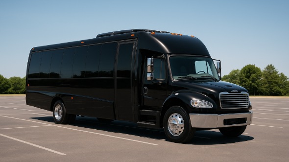 Exterior of Charter Bus Company Johnson City's 15 Passenger Minibus in Johnson City