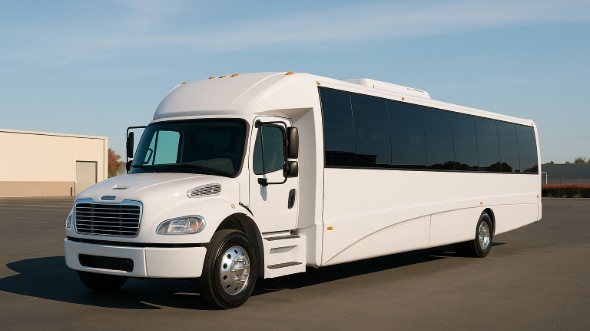 Exterior of Charter Bus Company Hendersonville's 18 Passenger Minibus in Hendersonville