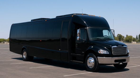 Exterior of Charter Bus Company Johnson City's 35 Passenger Minibus in Johnson City