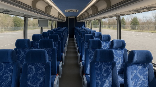 johnson city 54 passenger charter bus rental