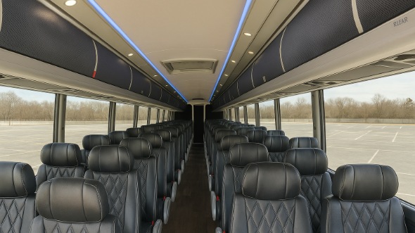 johnson city 56 passenger charter bus rental