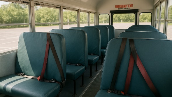johnson city school bus rental inside