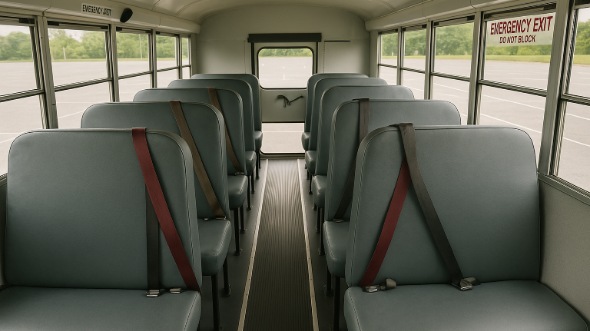 johnson city school bus rental interior